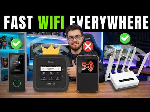 ✅ 7 Best 5G Portable Wifi Hotspots [2026]📶for Travel, Gaming, Truckers, Vanlife, Camping & Streaming