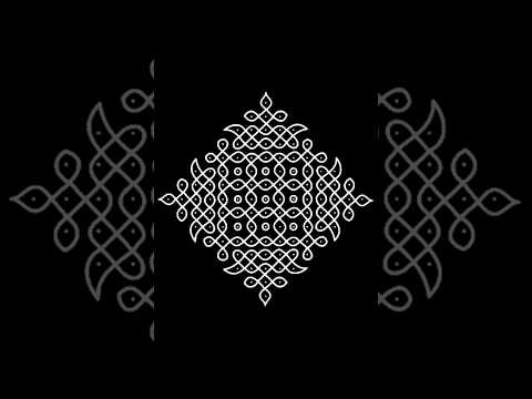 15 dots easy kolam/#shorts/#sikkukolam/#shortsvideo/#kambikolam