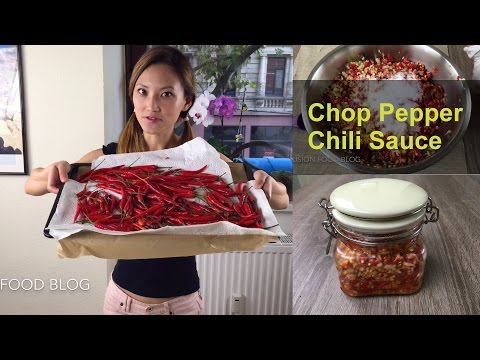 Chopped pepper chili sauce with garlics (duojiao) authentic Hunan recipe #1 湖南剁椒醬