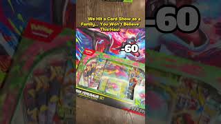 Family day turned into a CRAZY card show haul #CardShow #PokemonCards #FamilyDay #BigPulls TCGFinds