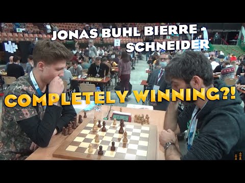 I was completely winning | Jonas Buhl Bjerre - IM Ilja Schneider | Blitz chess