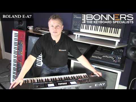 Roland EA7 Keyboard UK Demo Part 1  Overview & Sounds Video