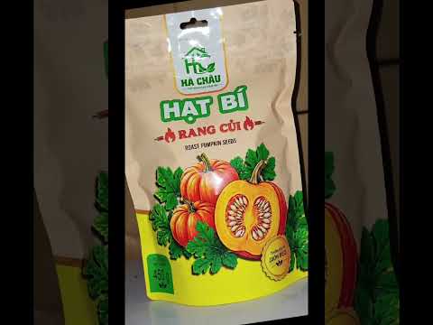 🌿 HẠT BÍ RANG CỦI HÀ CHÂU – Thơm bùi, giòn ngon, đậm vị tự nhiên! 