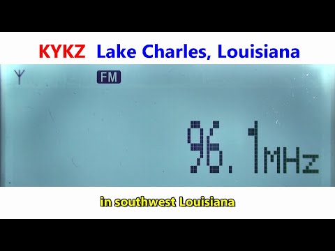 96.1 KYKZ - Lake Charles, Louisiana captada en Zapopan, México