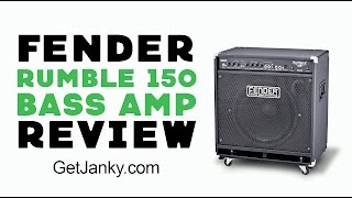 Video thumbnail for Fender Rumble 150 Bass Review by GetJanky “Janky” dotcom