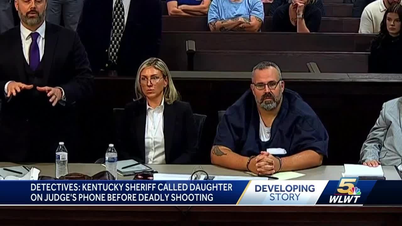 Detective: Kentucky sheriff called his own daughter on judge’s phone 'seconds' before shooting