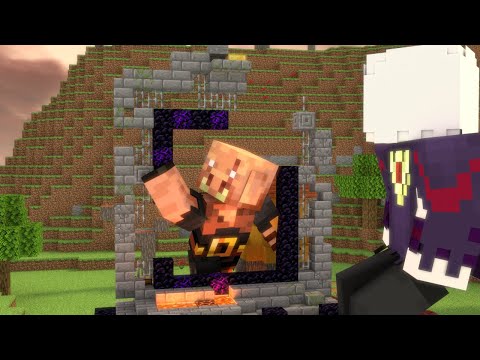 Arliez - MYSTERY OF Ruined PORTAL and PIGLIN MINECRAFT