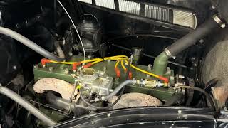 1937 Packard Six Touring Engine Compartment