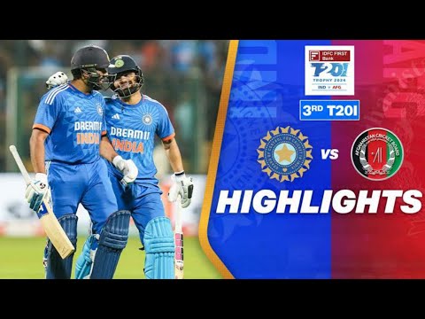 India Vs Afghanistan 3rd T20 Match Highlights | Rohit Sharma 121*(69)🥵| IND VS AFG | 2024