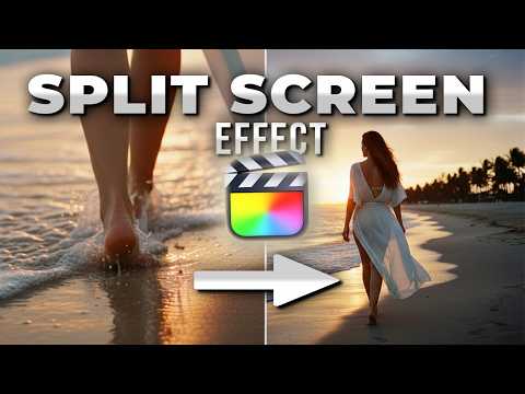 Animated SPLIT SCREEN Effect for Final Cut Pro (Free & Built-In)