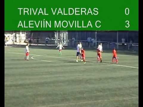 Goles del encuentro entre Trival Valderas y Alevín Movilla C