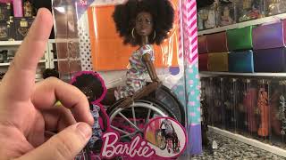 Barbie: Fashionista 194 Wheelchair Doll Unboxing and Review with Skin Tone Comparison