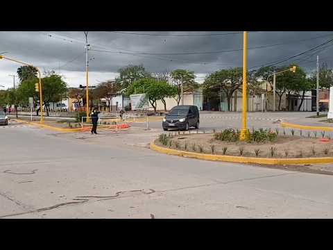 Nueva rotonda habilitada en avenida San Gabriel y 9 de Julio | Mejora de seguridad vial en San Pedro