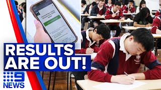 NSW students comforted as HSC results released | 9 News Australia