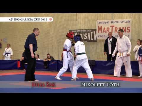 IKO GALIZIA CUP 2012 - Julia Żak vs Nikolett Tóth