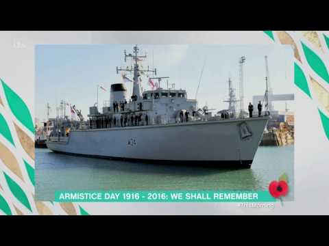 Lieutenant Commander Simon Cox Commemorates Armistice | This Morning