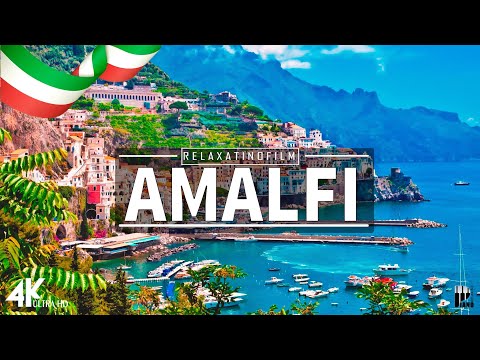 Beautiful Amalfi 4K • Relaxing Italian Music, Instrumental Romantic • Video 4K UltraHD