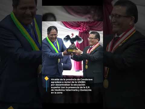 ALCALDE RAFAEL VEGA RECONOCE TRABAJO DE RECTOR POR DECENTRALIZAR LA EDUCACIÓN EN CANDARAVE #tacna