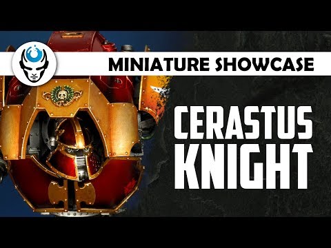 CERASTUS KNIGHT - LVL 5 MINIATURE SHOWCASE 4K