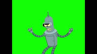 Bender "shut up and get to the point" Futurama s2e11 green screen