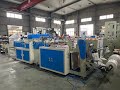 CY 450×2 heat sealing hot cutting plastic bag making machine with puncher for vest bag 200pcs/min×2