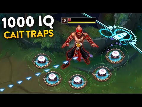 PERFECT CAITLYN TRAPS (1000 IQ Bait, Predictions, One Shot Combos...)
