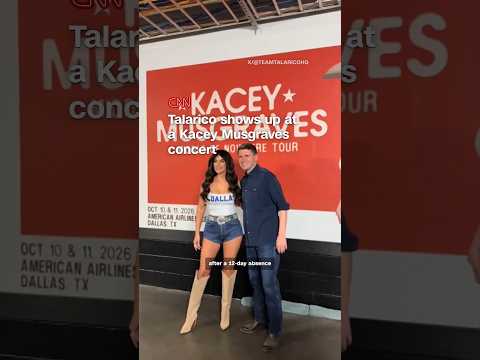 Talarico shows up at a Kacey Musgraves concert