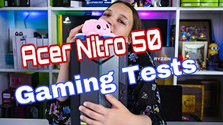 Acer Nitro 50 -Prebuild with Nvidia RTX 3060 TI Gaming Performance - Fortnite, DOTA 2, Rogue Company