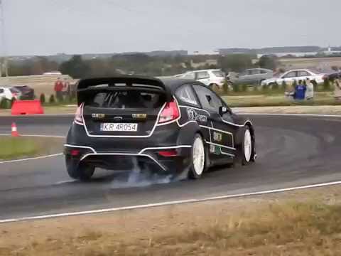 Tor Łódź - 02-10-2016 - Ford Fiesta R5, Ford Fiesta Proto i Mitsubishi Lancer Evo 9 na torze...