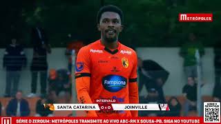 Santa Catarina-SC 1 x 0 Joinville-SC | Melhores Momentos | Brasileirão Série D ZeroUm