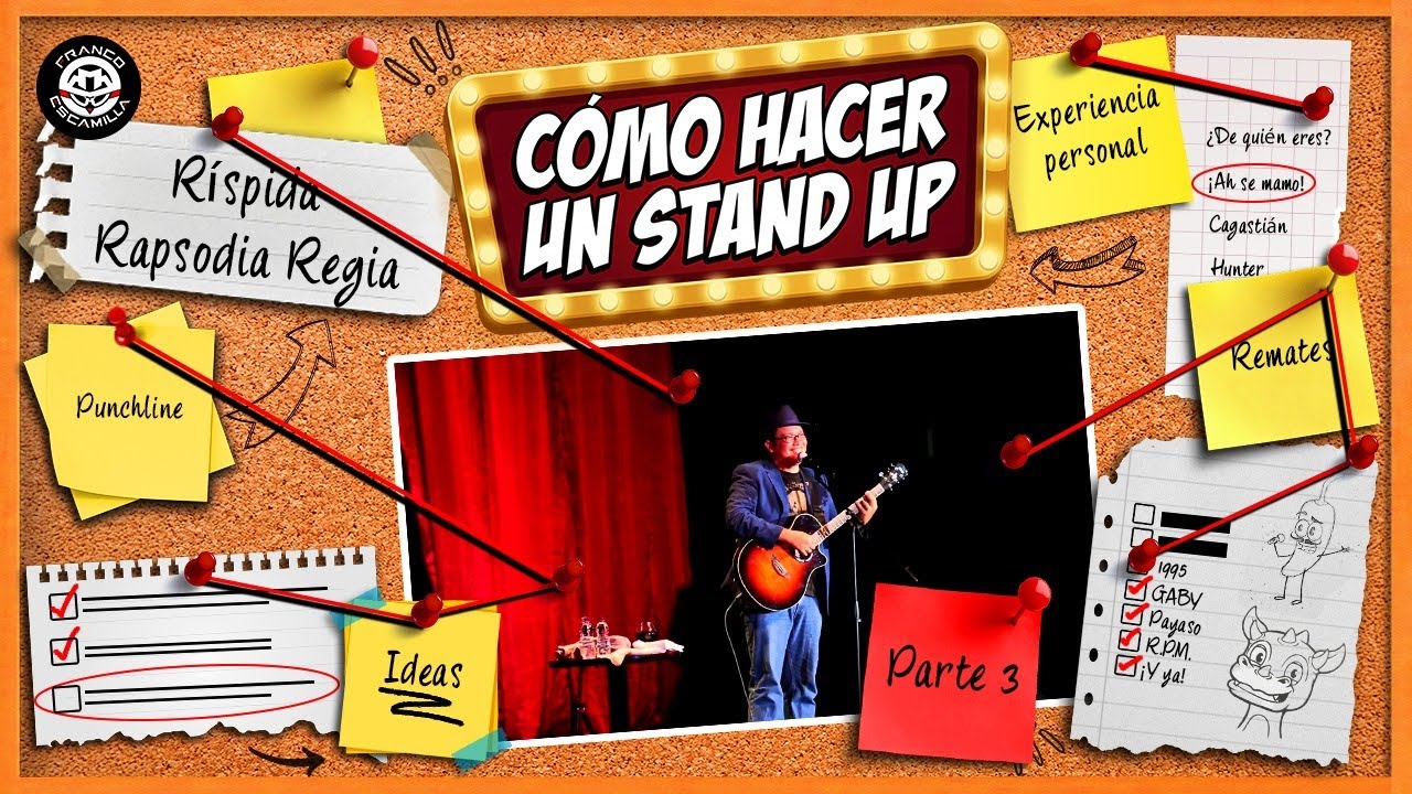 Cómo Hacer Un Stand UP Ep 4.- Franco Escamilla.-  "Monólogo" Ríspida Rapsodia Regia pt. 3