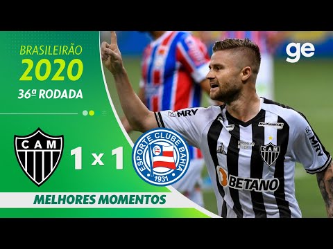 ATLÉTICO-MG 1 X 1 BAHIA | MELHORES MOMENTOS | 36ª RODADA BRASILEIRÃO 2020 | ge.globo