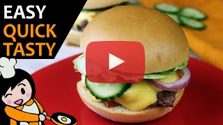 All-American Cheeseburger | Cheeseburger Recipe | Best Burger Recipe - Recipe Videos