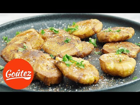 How To Make Tostones (Smashed Fried Plantains)
