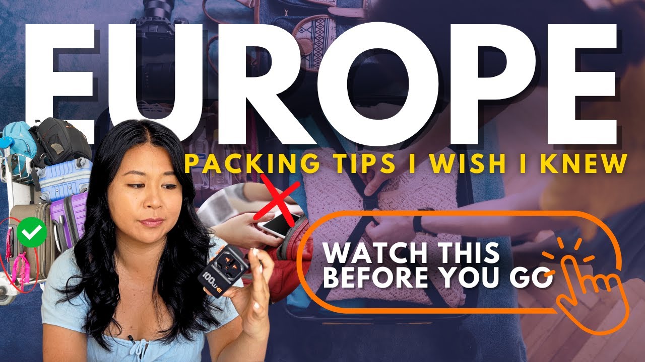 AVOID THESE COMMON PACKING MISTAKES FOR EUROPE | 11 Must-Knows For Your Europe Trip!