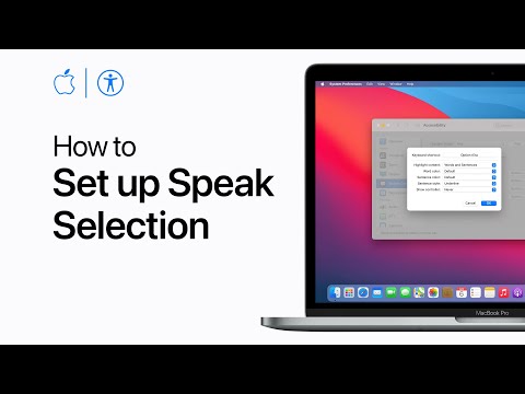 How to set up Speak Selection on Mac | Apple Support