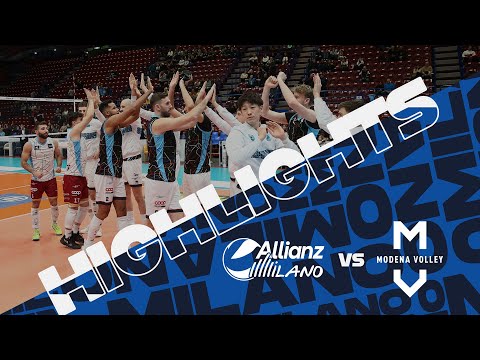 Allianz Milano vs  Valsa Group Modena  SuperLega Match Highlights