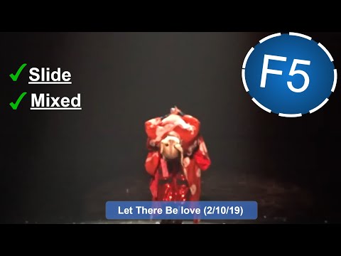 Christina Aguilera - Slide F5 Belt - Let There Be Love (2/10/2019)