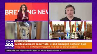 🟣 Alertă majoră: O dronă rusească a lovit un bloc din Galaţi (V)