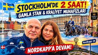 Stockholm’de 2 Saat | Gamla Stan ve Kraliyet Muhafızları 🇸🇪 | Nordkapp’a Devam!