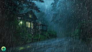 Sono Restaurador 💤 Som de Chuva e Ecoando o Trovão à Noite para Dormir Profundamente, Rain Sounds