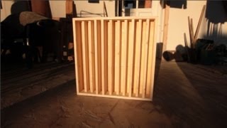 DIY acoustic treatment ; random pattern diffuser