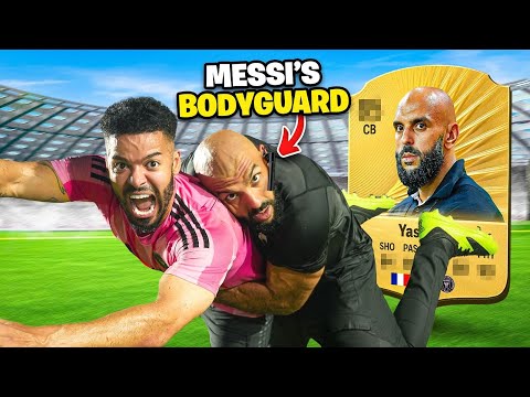 HOW GOOD IS MESSI'S BODYGUARD AT FOOTBALL?!