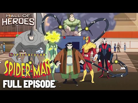 The Spectacular Spider-Man | Group Therapy | Season 1 Episode 11 Full Episode | Hall of Heroes