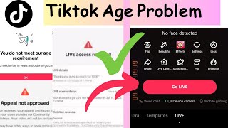 Tiktok live age processing problem || tiktok live age verification Hosts And guests problem solved