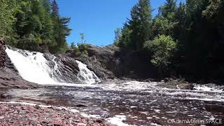 preview picture of video 'Potato River Falls in Gurney, Wisconsin'