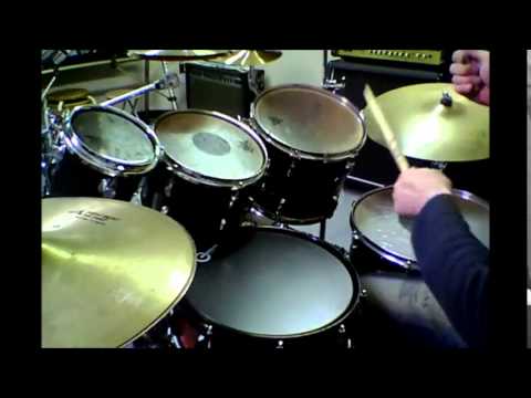 Drum Lesson 164 : 32nd Note Linear Gospel Style Drum Lick 1