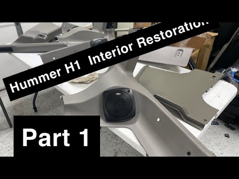 Hummer H1 Interior Restoration Part 1- Project Overview
