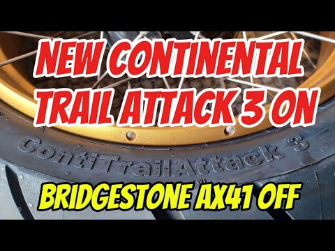 Continental trail attack 3 on Bridgestone AX41 off