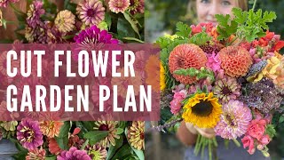 Easy cut flower garden plan from seed!